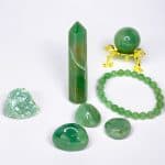 Verdant Harmony: Green Aventurine Crystal Ensemble