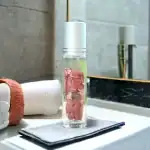 Crystal Perfume & Oil Roller Bottles - Red Jasper