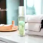 Crystal Perfume & Oil Roller Bottles - Green Aventurine