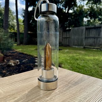 Crystal Water Bottle: Tiger's Eye