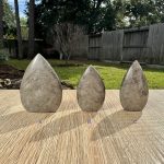 Silver Obsidian Ornaments