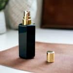 Crystal Perfume Spray Bottle - Black Obsidian
