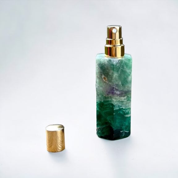 Crystal Perfume Spray Bottle - Fluorite