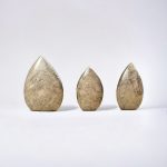 Silver Obsidian Ornaments