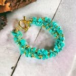 Howlite: Blue Serenity Cascade Bracelet