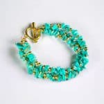 Howlite: Blue Serenity Cascade Bracelet