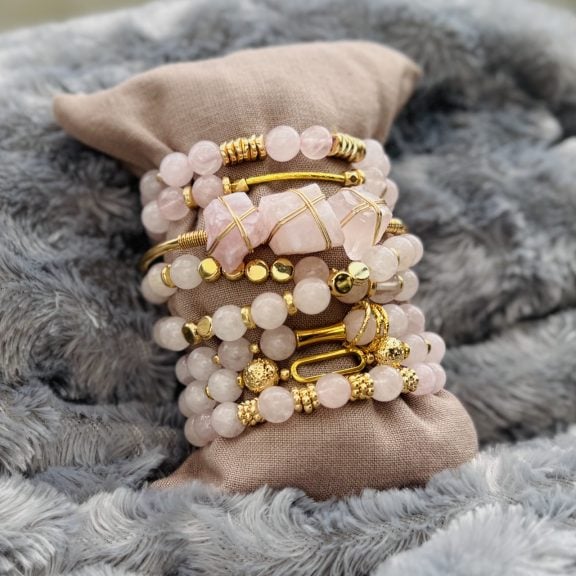 Rose Quartz Bracelets